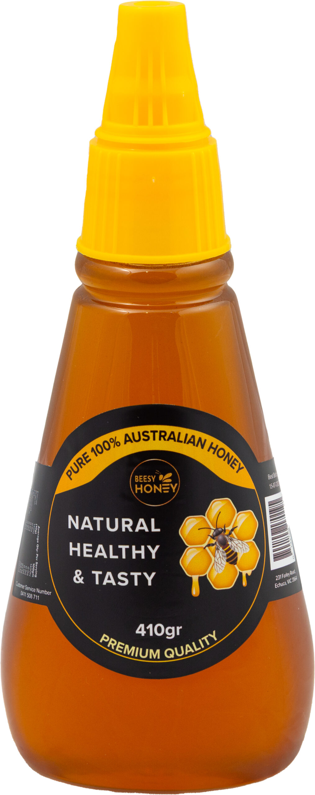 410g Squeezable Raw Honey
