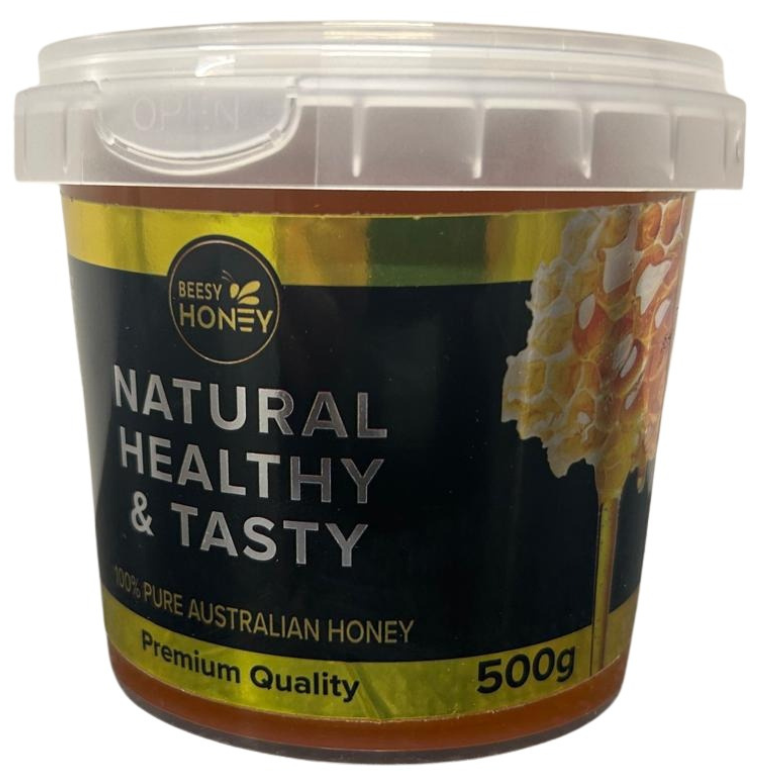 500g Raw Honey Bucket